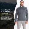 imageMARMOT Mens Drop Line 12 Zip Fleece JacketSteel Onyx 1515