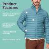imageMARMOT Mens Echo Featherless Jacket  Lightweight DownAlternative PufferMoon River