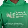 imageMARMOT Mens MMW Hoody  Hooded Sweatshirt with Screen Printed Graphic DoubleLayer Hood and Kangaroo PocketClover