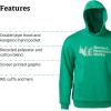 imageMARMOT Mens MMW Hoody  Hooded Sweatshirt with Screen Printed Graphic DoubleLayer Hood and Kangaroo PocketClover