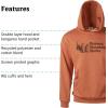 imageMARMOT Mens MMW Hoody  Hooded Sweatshirt with Screen Printed Graphic DoubleLayer Hood and Kangaroo PocketSunburn