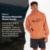 imageMARMOT Mens MMW Hoody  Hooded Sweatshirt with Screen Printed Graphic DoubleLayer Hood and Kangaroo PocketSunburn
