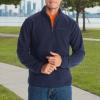 imageMARMOT Mens Rocklin 12 Zip Jacket  Classic Warm Lightweight 100Weight Fleece LayerArctic Navy