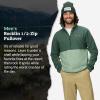 imageMARMOT Mens Rocklin 12 Zip Jacket  Classic Warm Lightweight 100Weight Fleece LayerJuniper GreenAgate Green