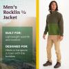 imageMARMOT Mens Rocklin 12 Zip Jacket  Classic Warm Lightweight 100Weight Fleece LayerNoriFoliage