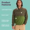 imageMARMOT Mens Rocklin 12 Zip Jacket  Classic Warm Lightweight 100Weight Fleece LayerNoriFoliage