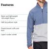 imageMARMOT Mens Rocklin 12 Zip Jacket  Classic Warm Lightweight 100Weight Fleece LayerStormSleet