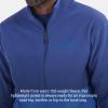 imageMARMOT Mens Rocklin 12 Zip Jacket  Classic Warm Lightweight 100Weight Fleece LayerTwilight BlueTrail Blue
