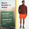imageMARMOT Mens Rocklin 12 Zip Jacket  Classic Warm Lightweight 100Weight Fleece LayerWhiskey Brown