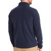 imageMARMOT Mens Rocklin FullZip Jacket  Classic Warm Lightweight 100Weight Fleece LayerArctic Navy