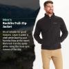 imageMARMOT Mens Rocklin FullZip Jacket  Classic Warm Lightweight 100Weight Fleece LayerBlack
