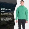 imageMARMOT Mens Rocklin FullZip Jacket  Classic Warm Lightweight 100Weight Fleece LayerClover