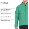 imageMARMOT Mens Rocklin FullZip Jacket  Classic Warm Lightweight 100Weight Fleece LayerClover