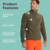 imageMARMOT Mens Rocklin FullZip Jacket  Classic Warm Lightweight 100Weight Fleece LayerNori