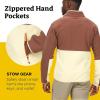 imageMARMOT Mens Rocklin FullZip Jacket  Classic Warm Lightweight 100Weight Fleece LayerPineconeWheat