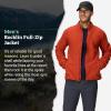 imageMARMOT Mens Rocklin FullZip Jacket  Classic Warm Lightweight 100Weight Fleece LayerSumac