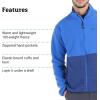 imageMARMOT Mens Rocklin FullZip Jacket  Classic Warm Lightweight 100Weight Fleece LayerTrail BlueTwilight Blue