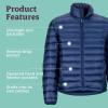 imageMARMOT Mens Zeus Jacket  700Fill Insulated WaterResistant Lightweight PufferArctic Navy