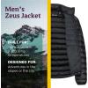 imageMARMOT Mens Zeus Jacket  700Fill Insulated WaterResistant Lightweight PufferJet Black
