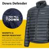imageMARMOT Mens Zeus Jacket  700Fill Insulated WaterResistant Lightweight PufferSlate Grey