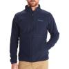 imageMARMOT Mens Rocklin FullZip Jacket  Classic Warm Lightweight 100Weight Fleece LayerArctic Navy