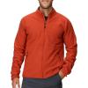 imageMARMOT Mens Rocklin FullZip Jacket  Classic Warm Lightweight 100Weight Fleece LayerSumac