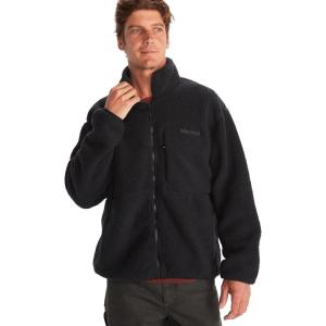 imageMARMOT Mens Aros FullZip Jacket  Sherpa Fleece with Retro StyleBlack