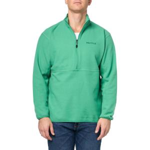 imageMARMOT Mens Rocklin 12 Zip Jacket  Classic Warm Lightweight 100Weight Fleece LayerClover