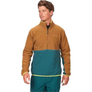 imageMARMOT Mens Rocklin 12 Zip Jacket  Classic Warm Lightweight 100Weight Fleece LayerHazelDark Jungle