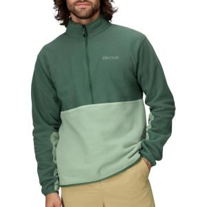 imageMARMOT Mens Rocklin 12 Zip Jacket  Classic Warm Lightweight 100Weight Fleece LayerJuniper GreenAgate Green