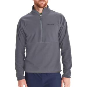 imageMARMOT Mens Rocklin 12 Zip Jacket  Classic Warm Lightweight 100Weight Fleece LayerSteel Onyx