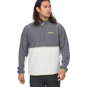 imageMARMOT Mens Rocklin 12 Zip Jacket  Classic Warm Lightweight 100Weight Fleece LayerSteel OnyxGlacier Grey