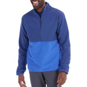 imageMARMOT Mens Rocklin 12 Zip Jacket  Classic Warm Lightweight 100Weight Fleece LayerTwilight BlueTrail Blue