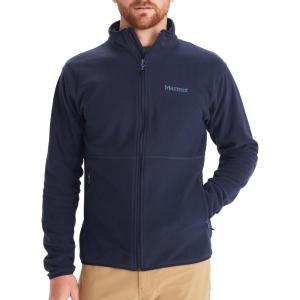 imageMARMOT Mens Rocklin FullZip Jacket  Classic Warm Lightweight 100Weight Fleece LayerArctic Navy