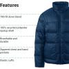 imageMARMOT Mens 700fill Insulated WaterResistant Lightweight Puffer JacketArctic Navy
