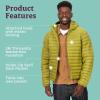 imageMARMOT Mens Echo Featherless Hoody  Lightweight DownAlternative Puffer Jacket with HoodCilantro  Latest Collection