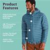 imageMARMOT Mens Echo Featherless Hoody  Lightweight DownAlternative Puffer Jacket with HoodDusty Teal  Latest Collection
