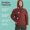 imageMARMOT Mens Echo Featherless Hoody  Lightweight DownAlternative Puffer Jacket with HoodWhiskey Brown  Latest Collection