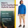 imageMARMOT Mens Echo Featherless Hybrid Jacket  Lightweight DownAlternative Puffer LayerDark Azure