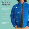 imageMARMOT Mens Echo Featherless Hybrid Jacket  Lightweight DownAlternative Puffer LayerDark Azure