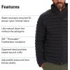 imageMARMOT Mens Echo Featherless Jacket Lightweight Down Alternative Puffer CoatBlack