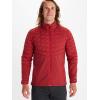 imageMARMOT Mens Featherless Hybrid Jacket  DownAlternative Puffer LayerBrick