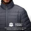 imageMARMOT Mens Lightweight WaterResistent Zeus Jacket 700 Fill Power DownSteel Onyx  Latest Collection