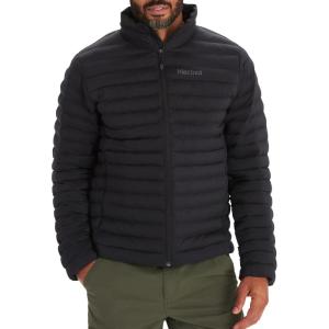imageMARMOT Mens Echo Featherless Jacket Lightweight Down Alternative Puffer CoatBlack