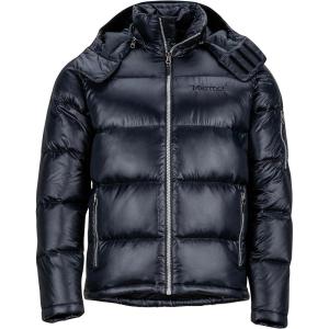 imageMARMOT Mens Stockholm Jacket  700Fill Down Puffer with Hood and Vintage StyleJet Black