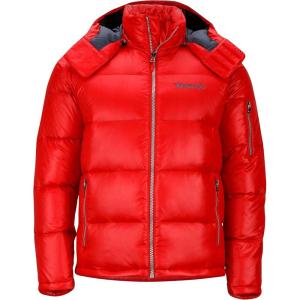 imageMARMOT Mens Stockholm Jacket  700Fill Down Puffer with Hood and Vintage StyleRocket Red