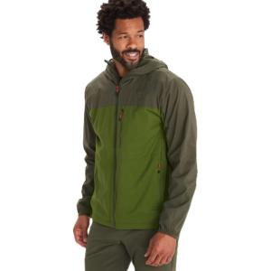 imageMARMOT Mens Ether Driclime Hoody  Breathable Comfortable Packable Windbreaker Jacket with HoodNoriFoliage