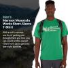imageMARMOT Mens MMW ShortSleeve Tee  Screen Printed Graphic on Soft Breathable EcoFriendly CottonPoly BlendClover