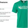 imageMARMOT Mens MMW ShortSleeve Tee  Screen Printed Graphic on Soft Breathable EcoFriendly CottonPoly BlendClover