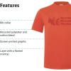 imageMARMOT Mens MMW ShortSleeve Tee  Screen Printed Graphic on Soft Breathable EcoFriendly CottonPoly BlendGinger Blossom